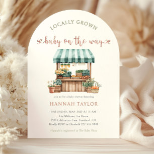 Locally Grown Baby Shower Invitation
