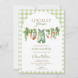 Locally Grown Baby Shower Invitation 