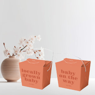 Locally Grown Baby Shower   Modern, Minimal & BOLD Favour Box