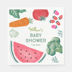 Locally Grown Baby Shower Napkins