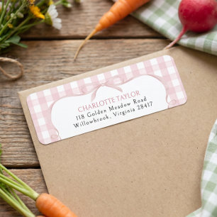 Locally Grown Baby Shower Return Address