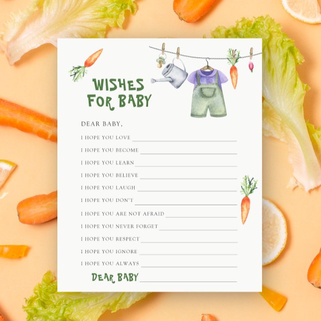 Locally grown baby shower Wishes for baby (Creator Uploaded)