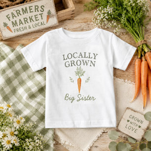 Locally Grown Big Sister Carrot Toddler T-Shirt