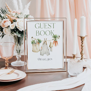 Locally Grown Farm Baby Shower Guest Book
