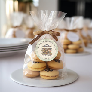 Locally Grown Farmer's Market Baby Shower Classic Round Sticker