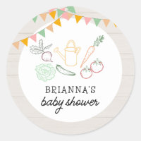 Locally Grown Farmers Market Baby Shower