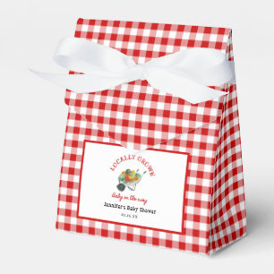Locally Grown Farmers Market Baby Shower Favour Box