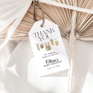 Locally Grown Farmers Market Baby Shower Gift Tags