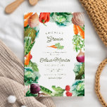 Locally Grown Farmers Market Baby Shower Invitation<br><div class="desc">Locally Grown Farmers Market Baby Shower Invitation - a perfect invitation for a gender neutral spring or summer baby shower!</div>