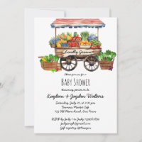 Locally grown farmers market baby shower