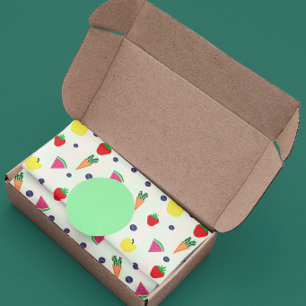 Locally Grown Farmer's Market Baby Shower Tissue Paper