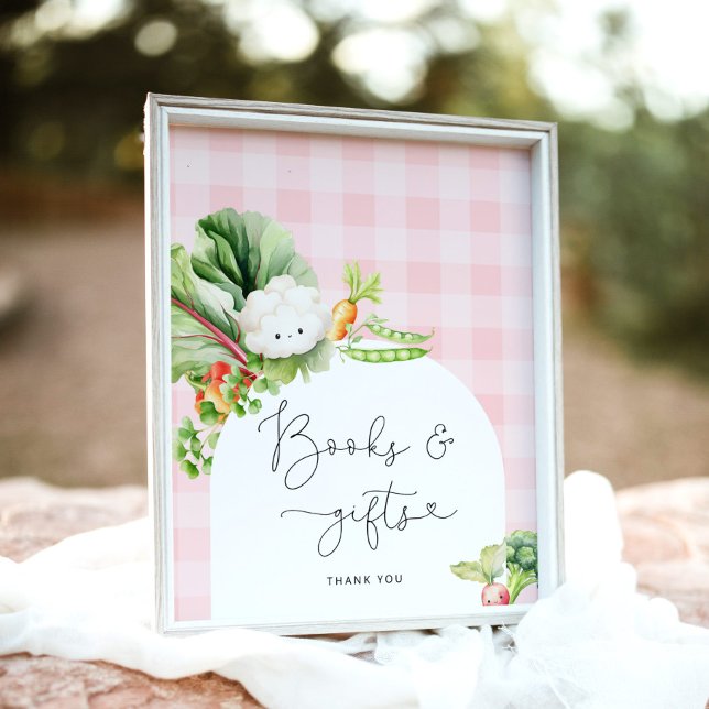 Locally grown farmers market pink Books and gifts Poster (Creator Uploaded)