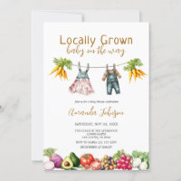  Locally Grown Farmers Market Stand Baby Shower 
