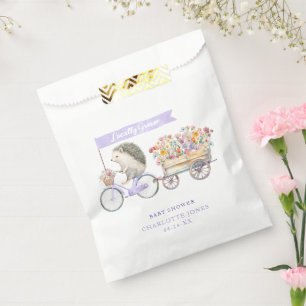 Locally Grown Hedgehog Baby Shower – Floral Favour Bags