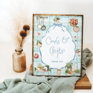 Locally Grown Market Baby Shower Cards and Gifts Poster