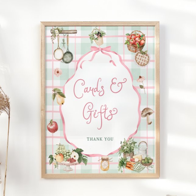 Locally Grown Market Baby Shower Cards and Gifts Poster (Creator Uploaded)