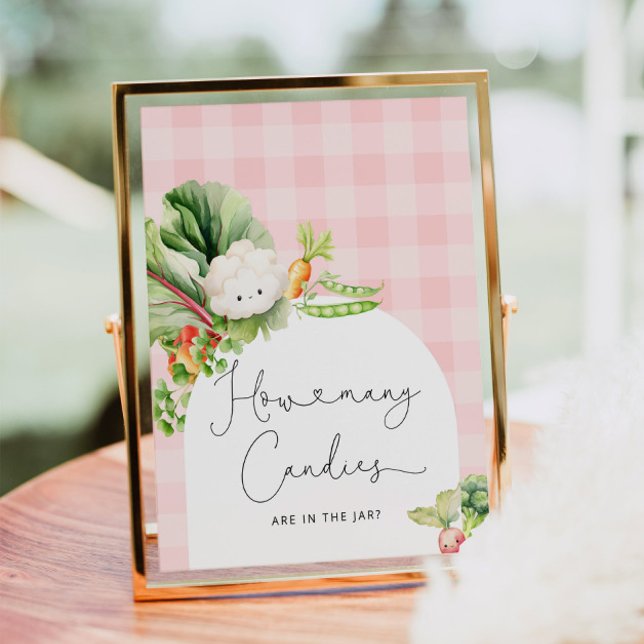 Locally grown Pink Girl baby how many candies Poster (Creator Uploaded)