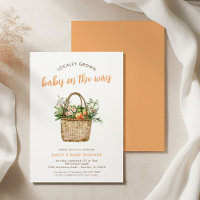 Locally Grown Script Farmers Market Baby Shower