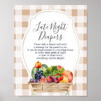 Locally Grown Veggies Farmer Late Night Diapers