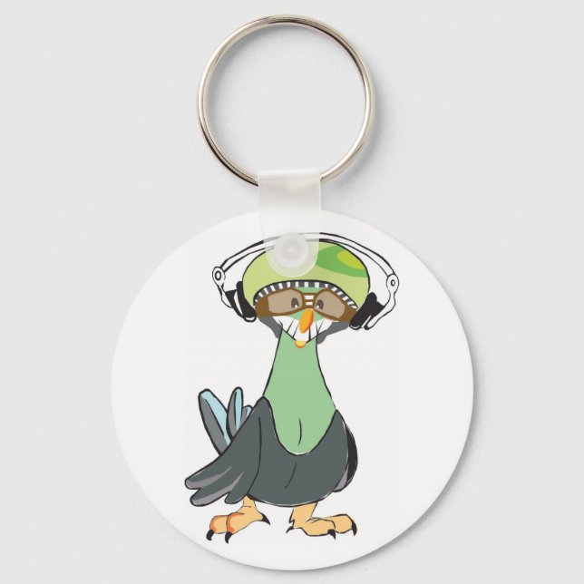 Localpigeon Dude Key Ring (Front)