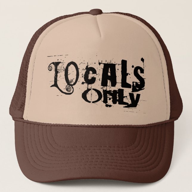 Locals Only Blk Hat (Front)