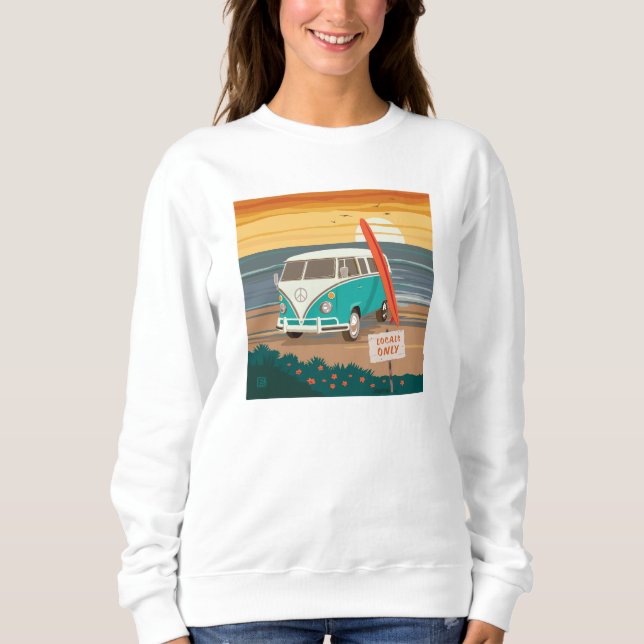 Locals Only | VW Surf Van Sweatshirt (Front)