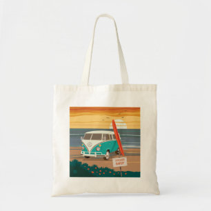 Locals Only   VW Surf Van Tote Bag