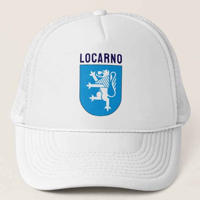 Locarno coat of arms, Switzerland Trucker Hat (Front)