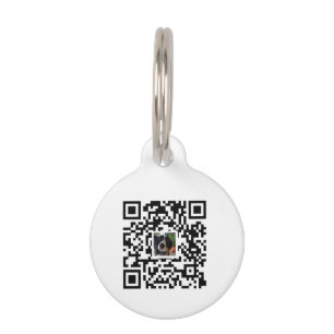 LOCATE YOUR LOST MASCOT QR Code Plate  Pet Tag