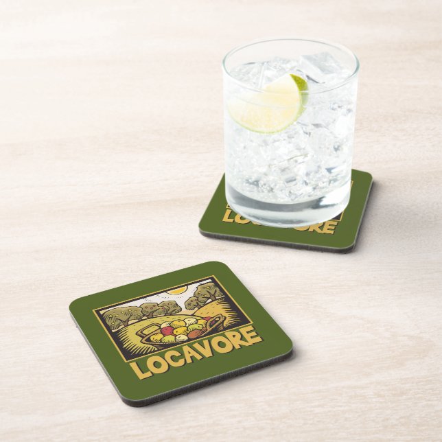 Locavore Slow Food Coaster (Right Side)
