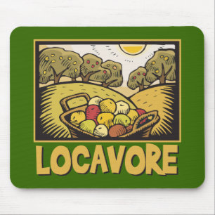 Locavore Slow Food Mouse Pad