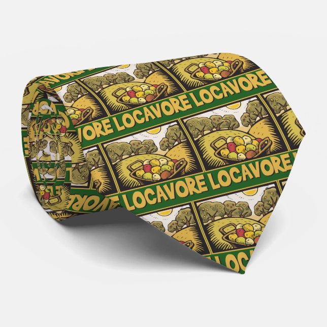 Locavore Slow Food Tie (Rolled)