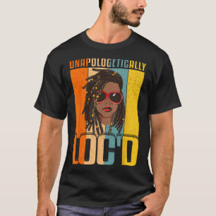 Loc'd Black Queen Melanin Loc'd Hair T-Shirt