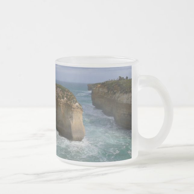 Loch Ard Gorge Frosted Glass Mug (Right)