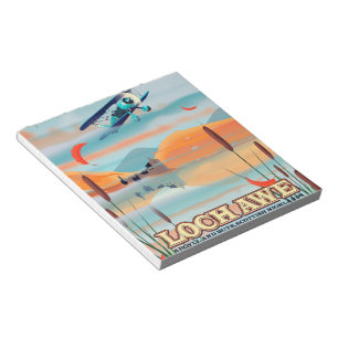 Loch Awe Scotland travel poster Notepad