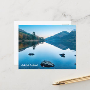 Loch Eck in Blue, Scotland Postcard