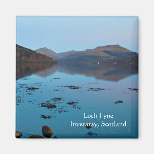 Loch Fyne in Blue, Scotland Magnet