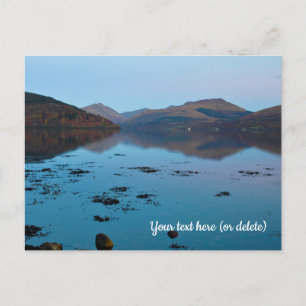 Loch Fyne in Blue, Scotland Postcard