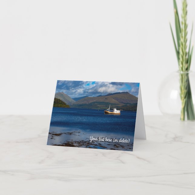 Loch Fyne, Scotland Greeting card (Front)