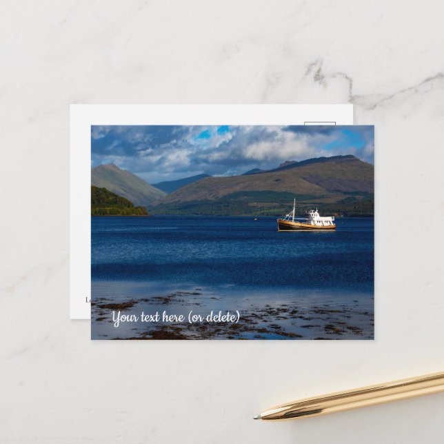 Loch Fyne, Scotland Postcard (Front/Back In Situ)