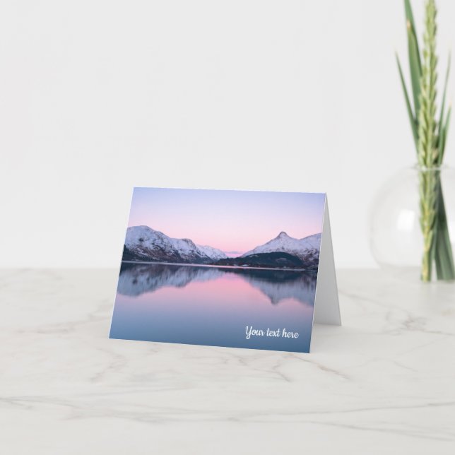 Loch Leven, Scotland Greeting card (Front)