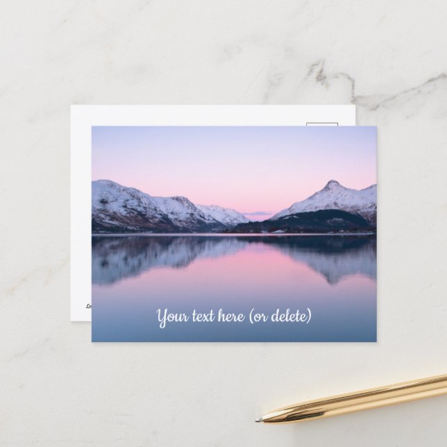 Loch Leven, Scotland Postcard (Front/Back In Situ)