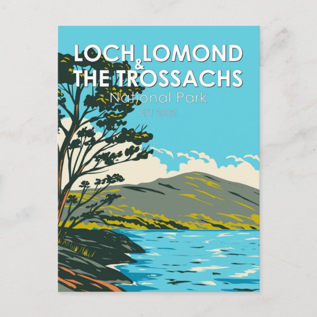 Loch Lomond and the Trossachs National Park Postcard (Front)