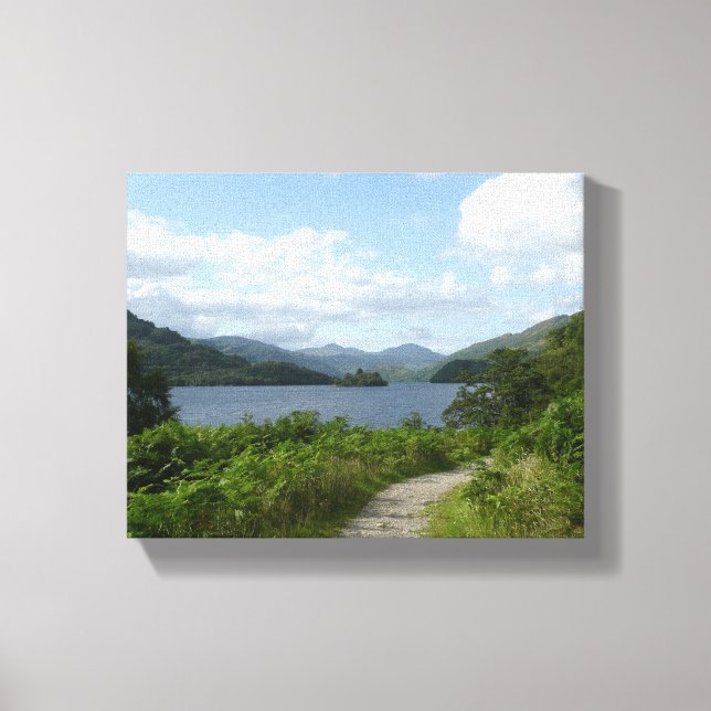 Loch Lomond Canvas Print (Front)