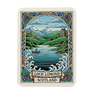 Loch Lomond Scotland Travel Magnet