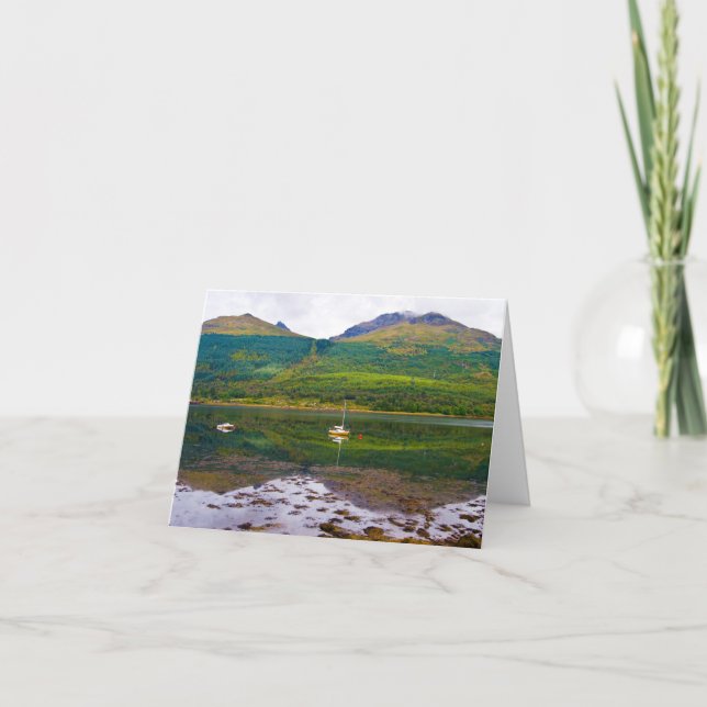 Loch Long, Arrochar, Scotland Greeting card (Front)