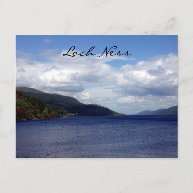 loch ness blue postcard (Front)