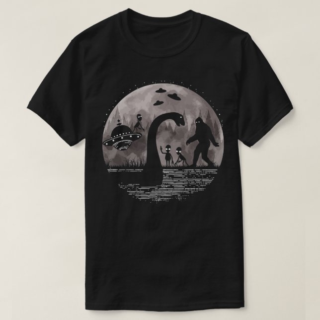 Loch Ness Monster And s 7 T-Shirt (Design Front)