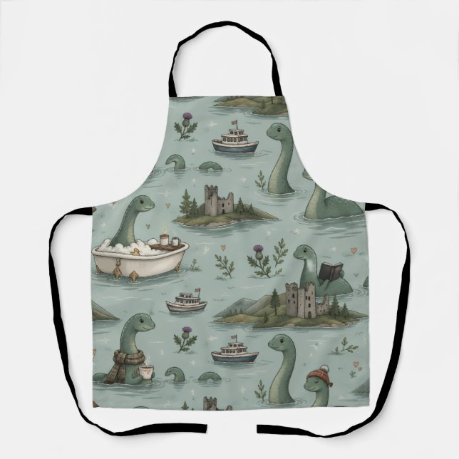 Loch Ness Monster  Apron (Front)