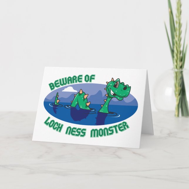 Loch Ness Monster Card (Front)